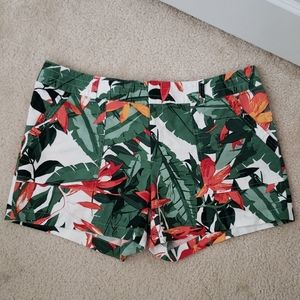 Banana Republic Factory tropical print shorts